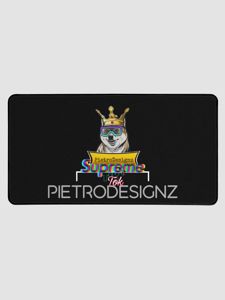 Schreibtischunterlage 15,5" x 31,5" PietroDesignz Tik Tok :) product image (1)