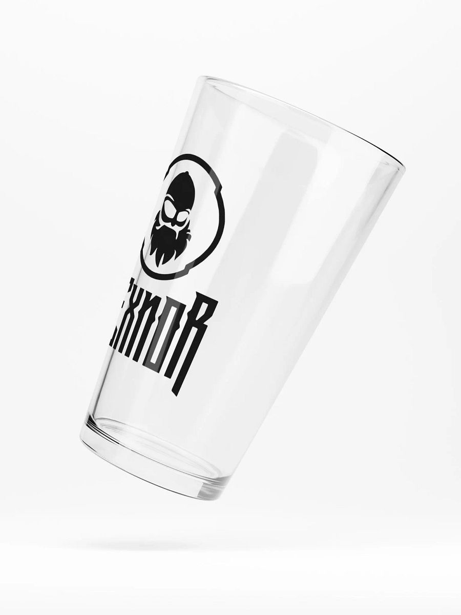 REXNOR Pint Glass (Black Logo + Text) product image (5)