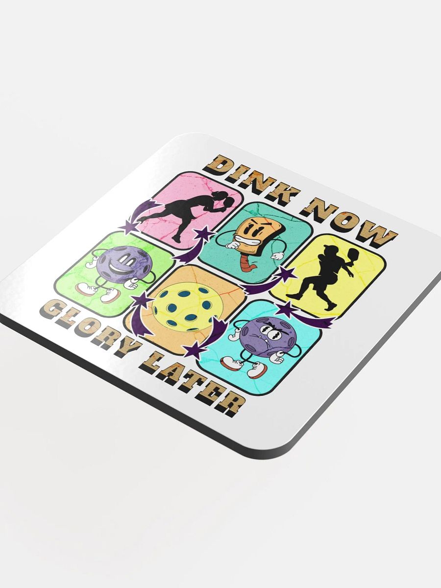Dink Now Glory Later Pickleball Playful Party Coasters product image (4)
