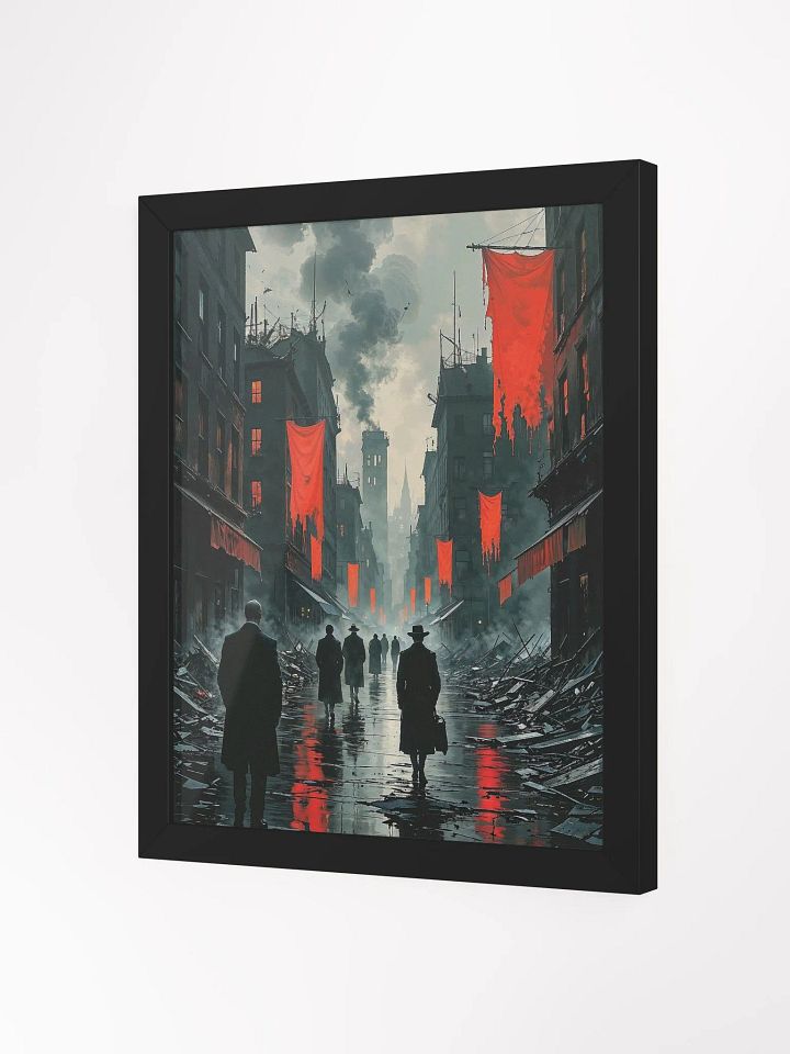 Dystopian Cityscape Framed Print product image (8)