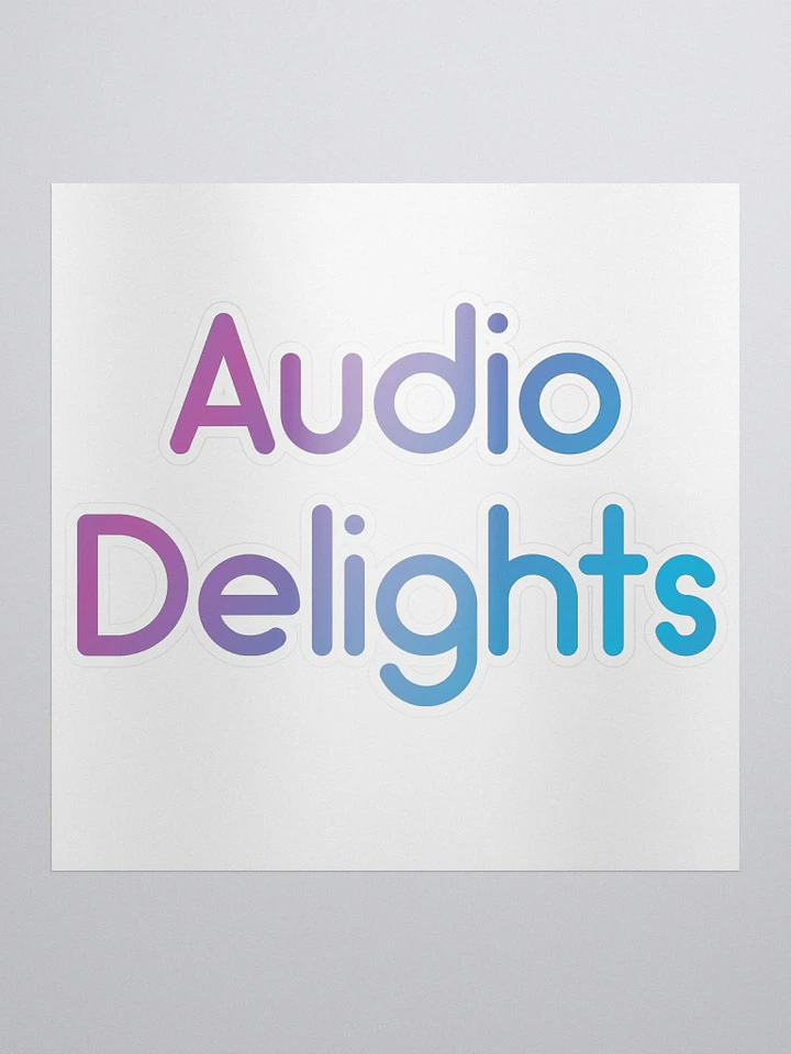 Audio Delights Sticker product image (1)