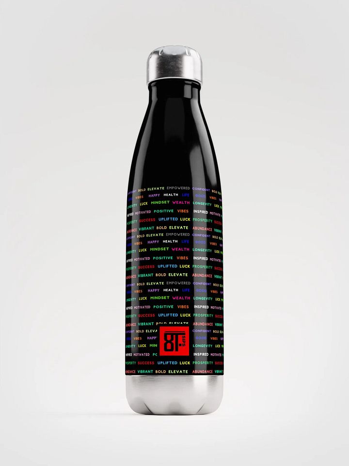 8T Sips Prosperity Stainless Steel Water Bottle product image (2)