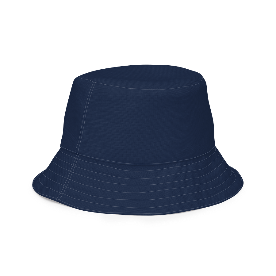 Reversible Bucket Hat – Two Styles in One! | Floral Print & Classic Navy | Lightweight & Breathable product image (3)