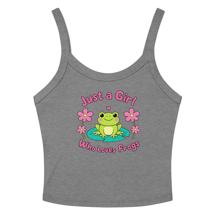 Frog Lover's Micro-Rib Tank Bella+Canvas (Women's) product image (2)