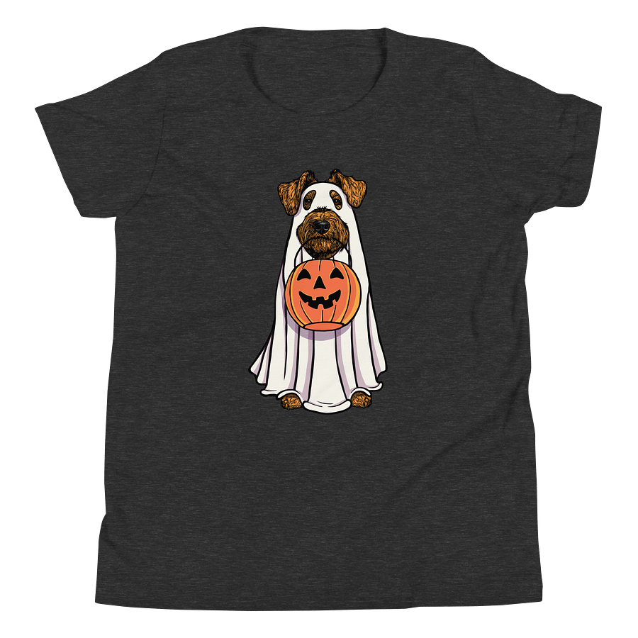 Halloween Airedale Terrier(Tan) Youth T-Shirt product image (5)