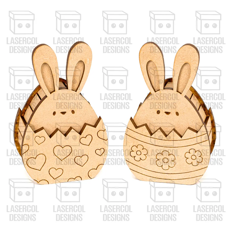 Easter Bunny Egg Box (2 Sizes, 4 Styles) - Laser Cut Files product image (8)