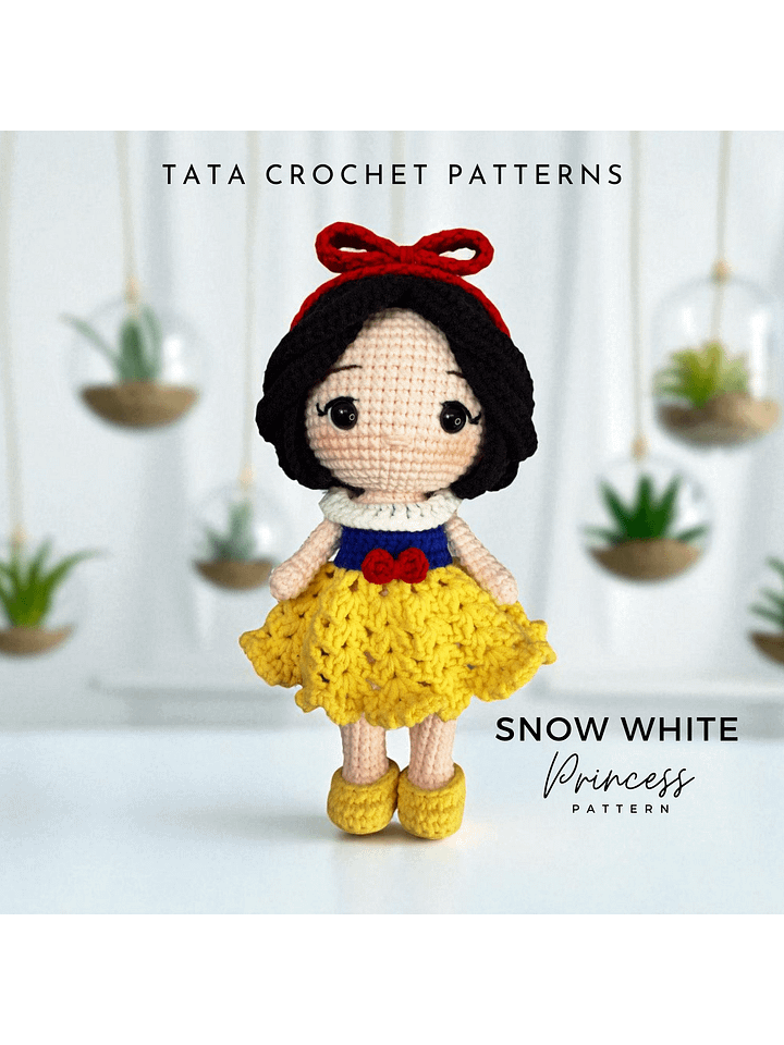 PDF -♡- Doll Dress Up & Transformation -♡- Princess Amigurumi Crochet Pattern product image (1)