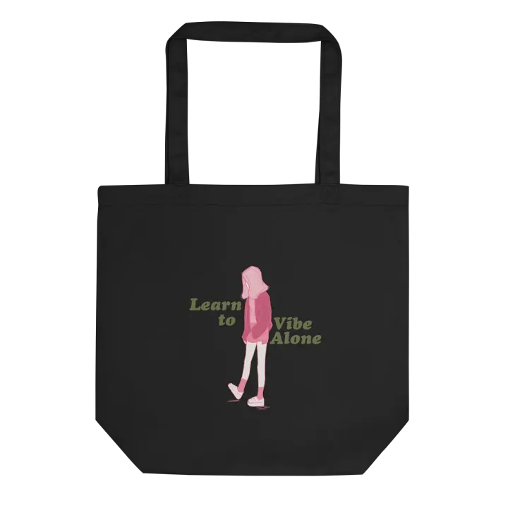 Vibing Alone Eco Tote product image (1)
