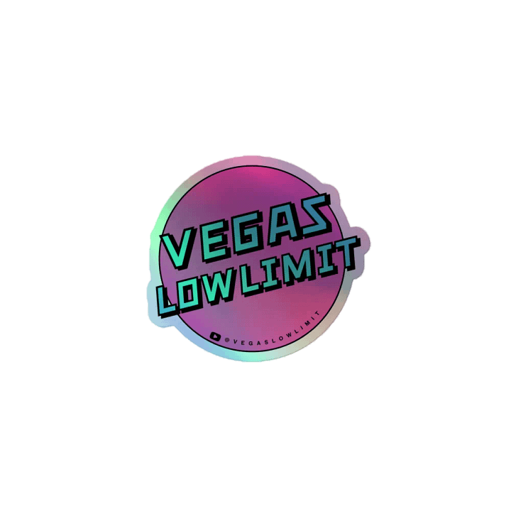 VegasLowLimit Holographic Sticker product image (1)