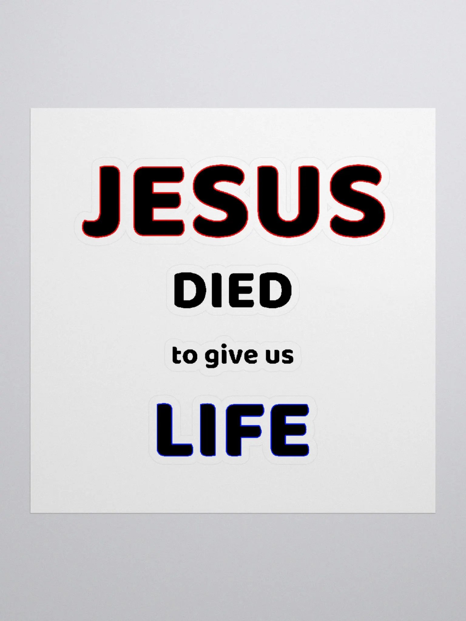 Glowing Jesus Life Stickers product image (3)