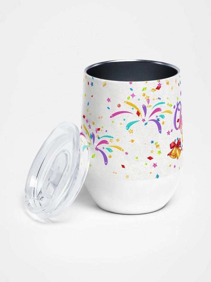 Festive Cheers Wine Tumbler fun gift friends family colleagues product image (2)