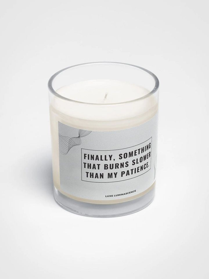 Patience Burner Funny Quote Candles product image (2)