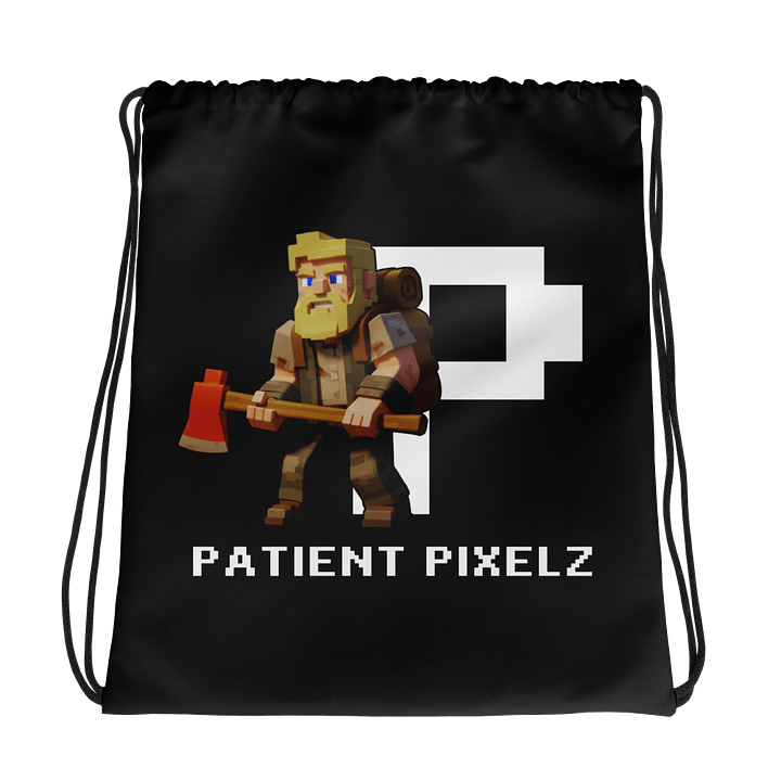 Patient PixelZ P Logo Drawstring Bag product image (1)