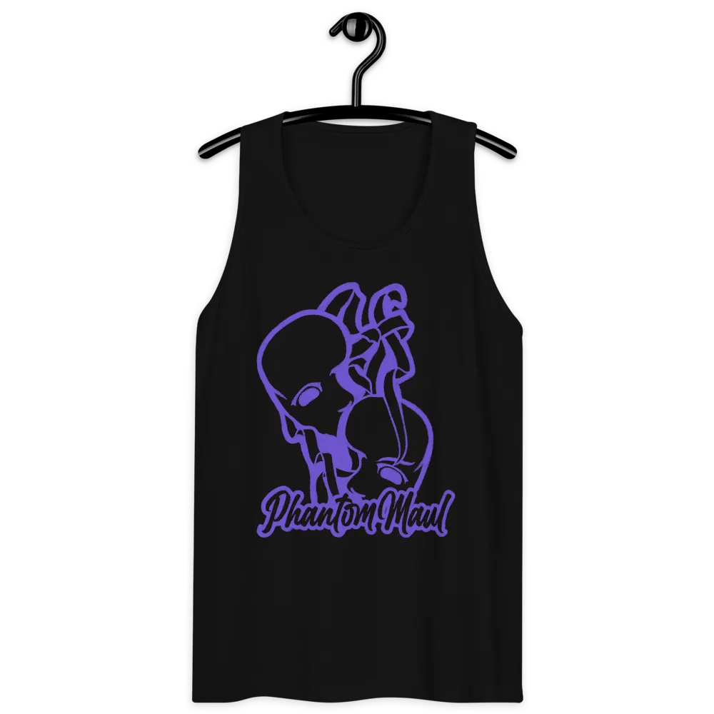 Dark Purple Big Logo Men's Tank Top product image (23)