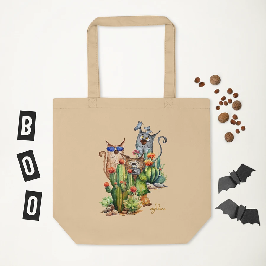 Desert Bloom: A Tale of Resilience Eco Tote Bag (Small) product image (4)