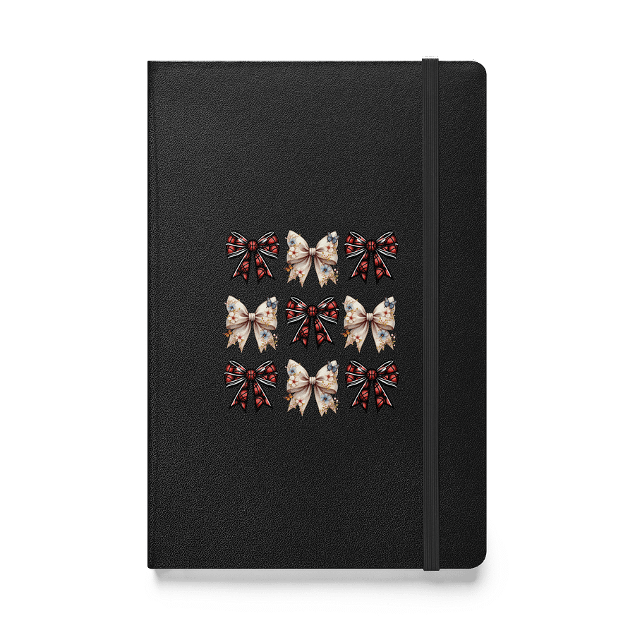 Spring Bows Basketball Floral Hardcover Notebook product image (1)