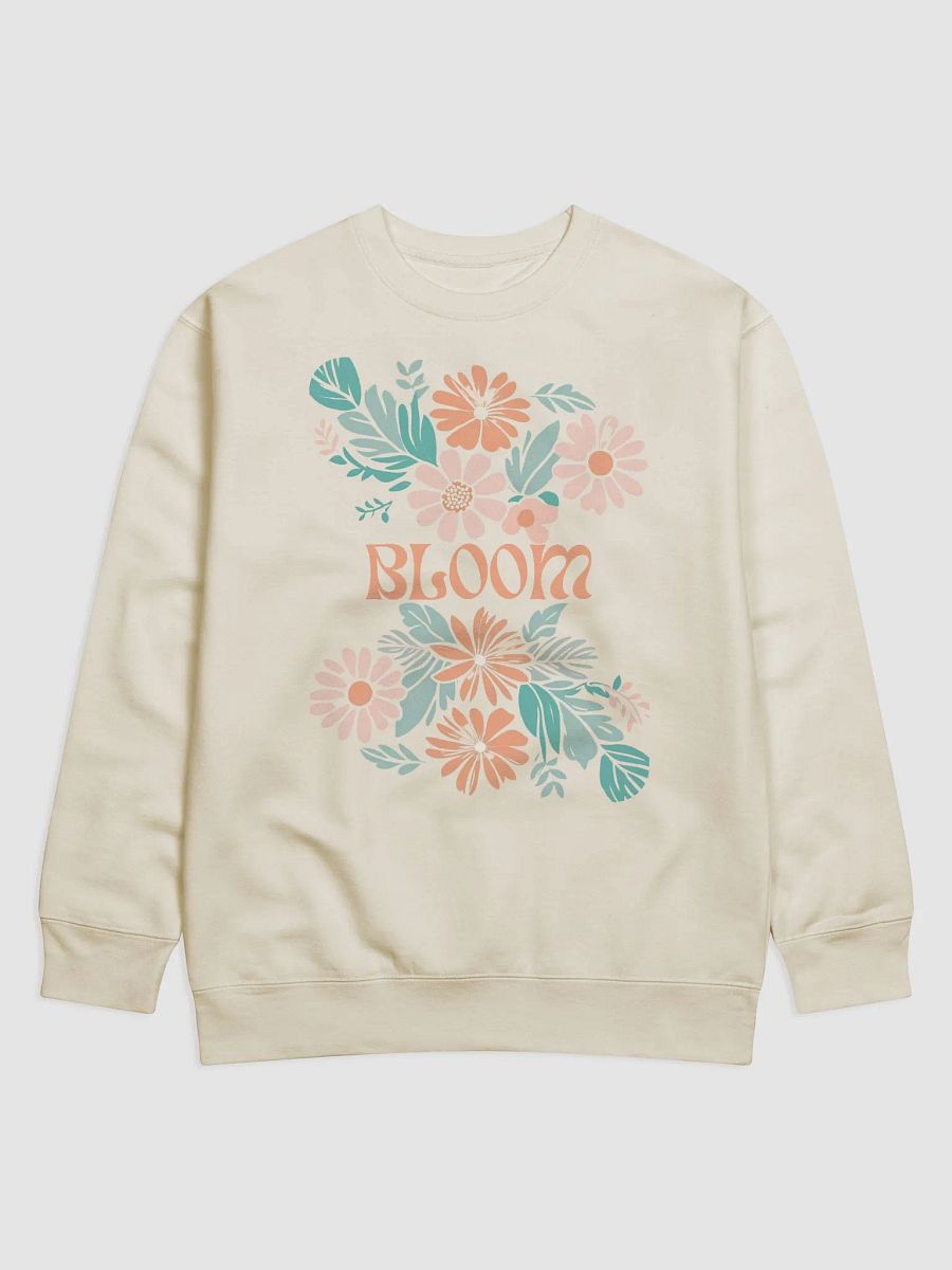 Bloom Boho Flowers Pattern Aesthetic Sweatshirt product image (5)