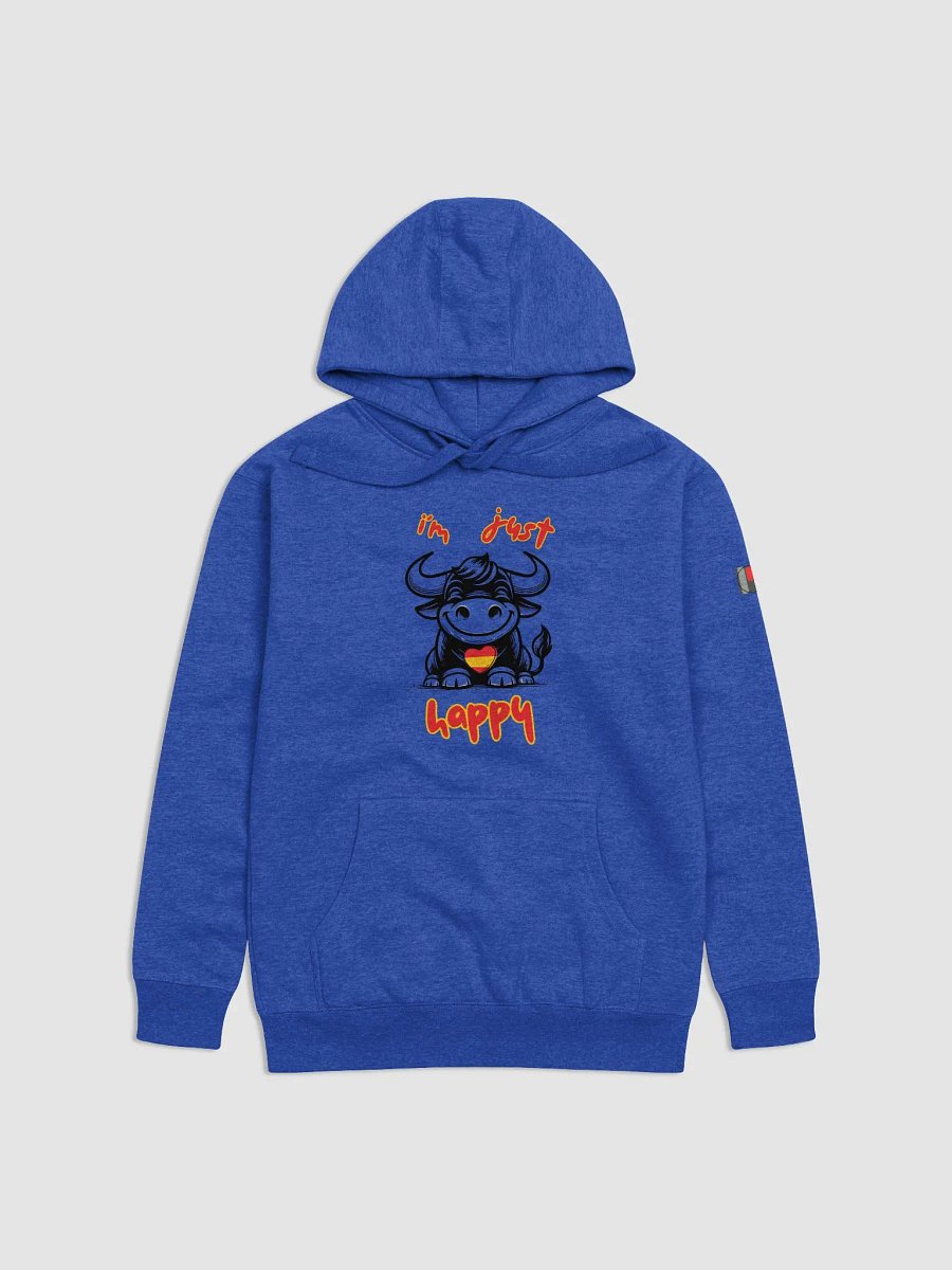 Happy Hearted Bull Unisex Hoodie product image (9)