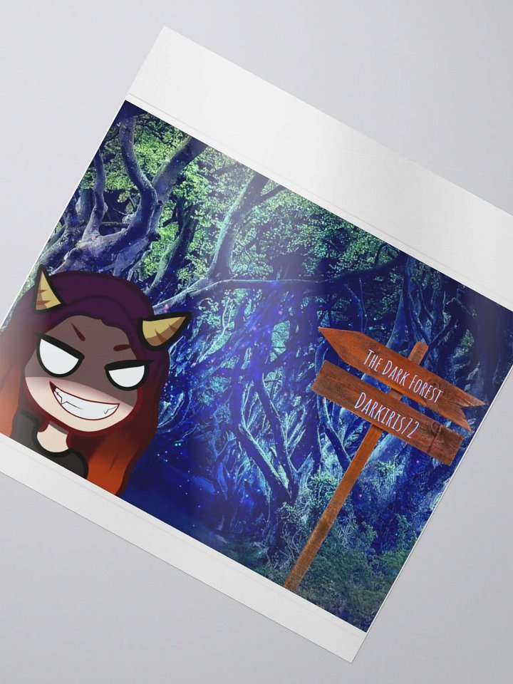 Dark forest banner sticker! product image (2)