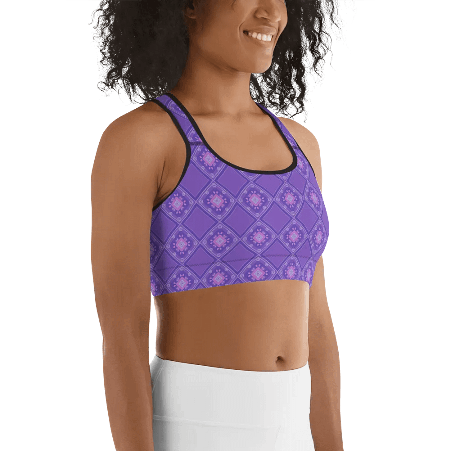 Lavender Purple01 Sports Bra product image (7)