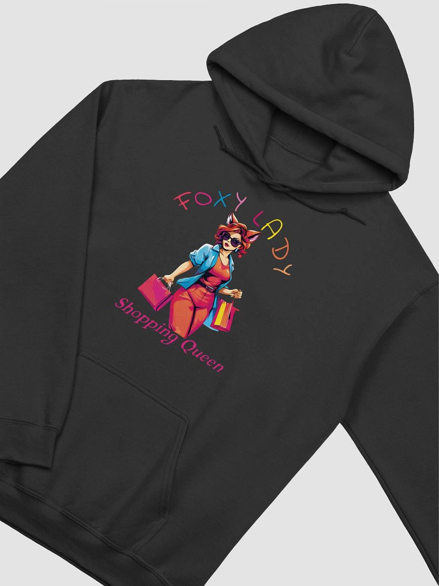 Foxy Lady Shopping Queen Hoodie – Funny & Stylish Gildan Unisex Classic Hoodie for Shopping Enthusiasts product image (2)