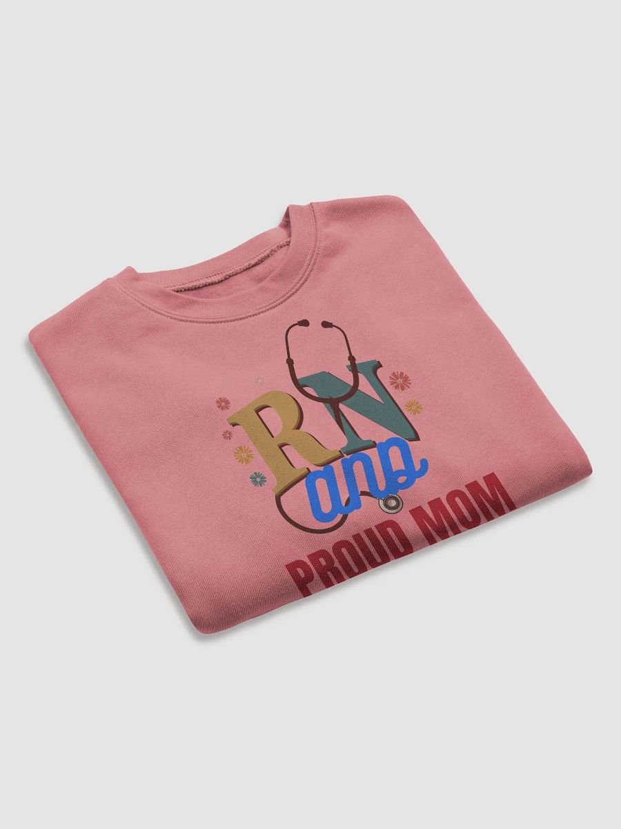 RN and Proud Mom Fleece Crop Sweatshirt product image (43)