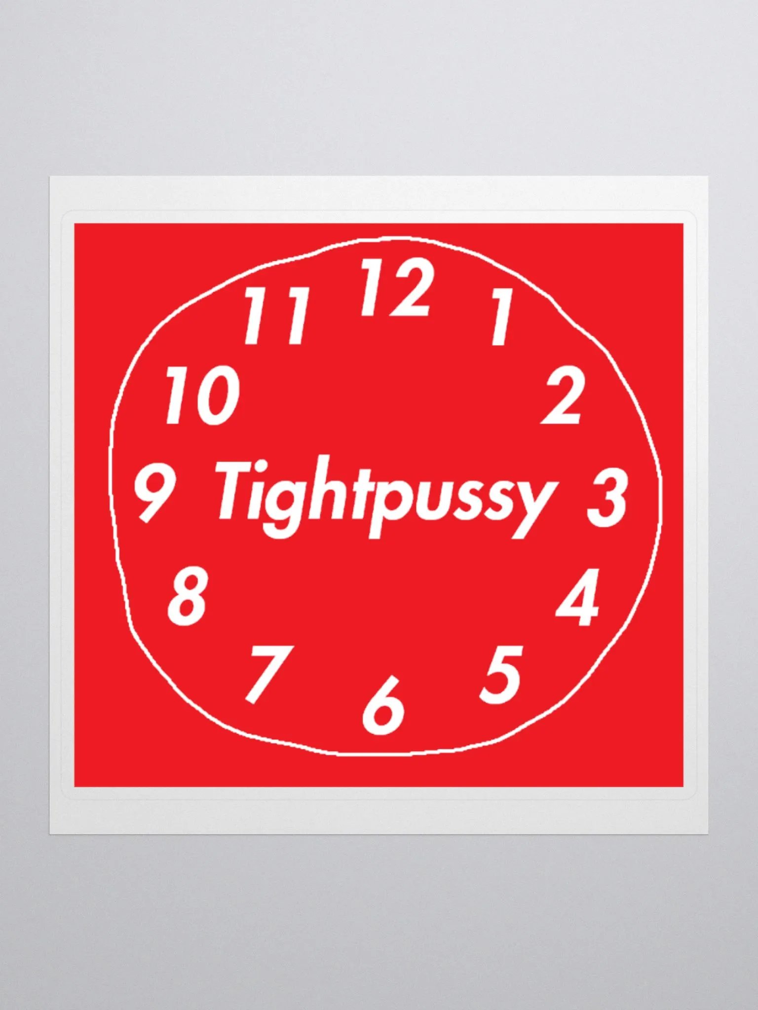 Tightpussy Clock Sticker product image (2)
