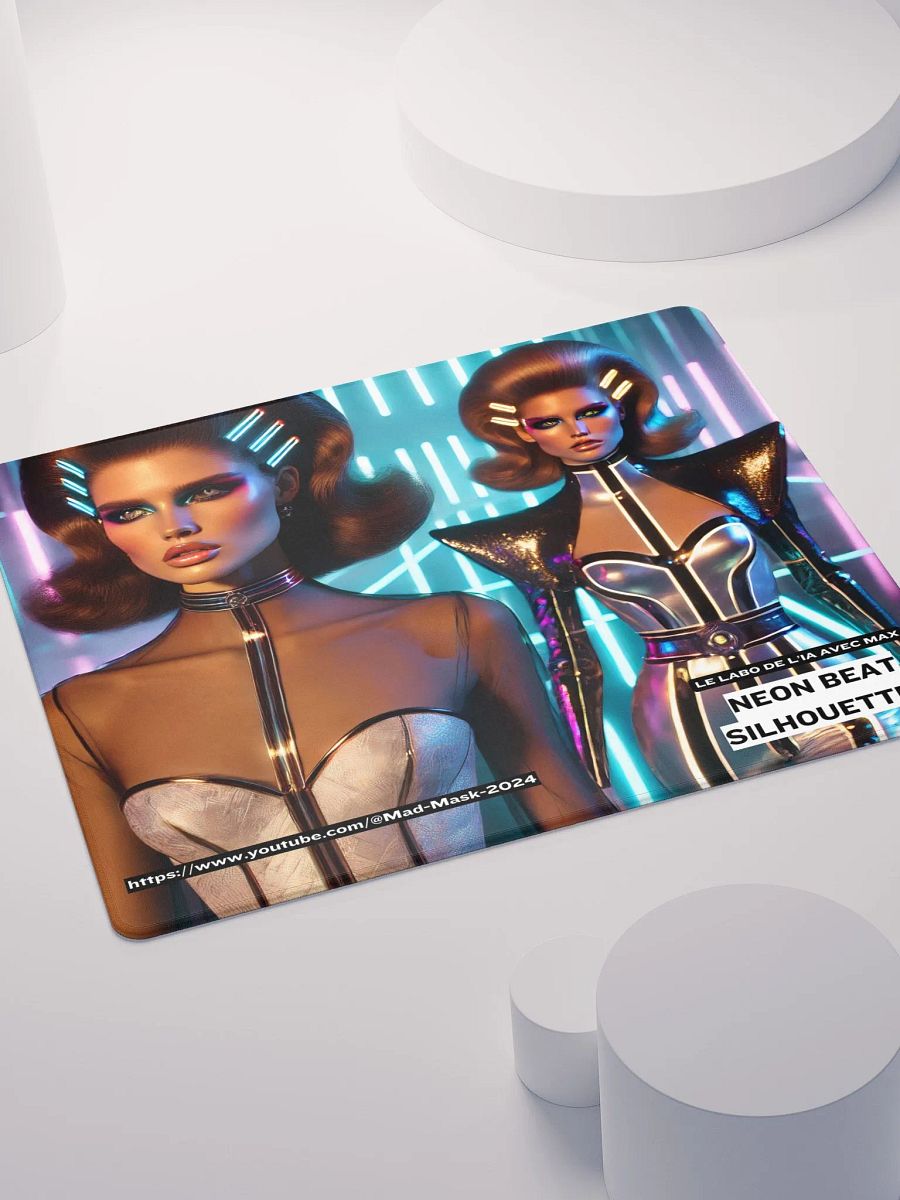 Mouse Pad Gaming Neon Beat Silhouettes product image (4)
