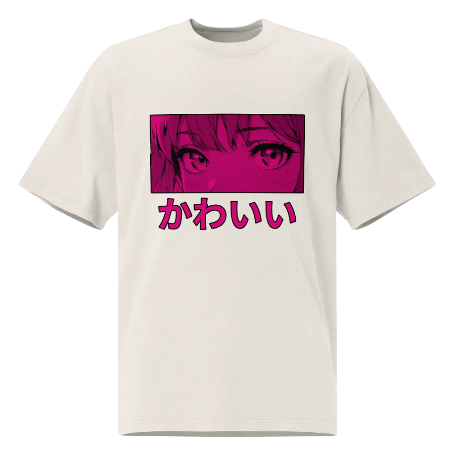 BUIII Kawaii Pink: Premium Oversized T-Shirt product image (1)