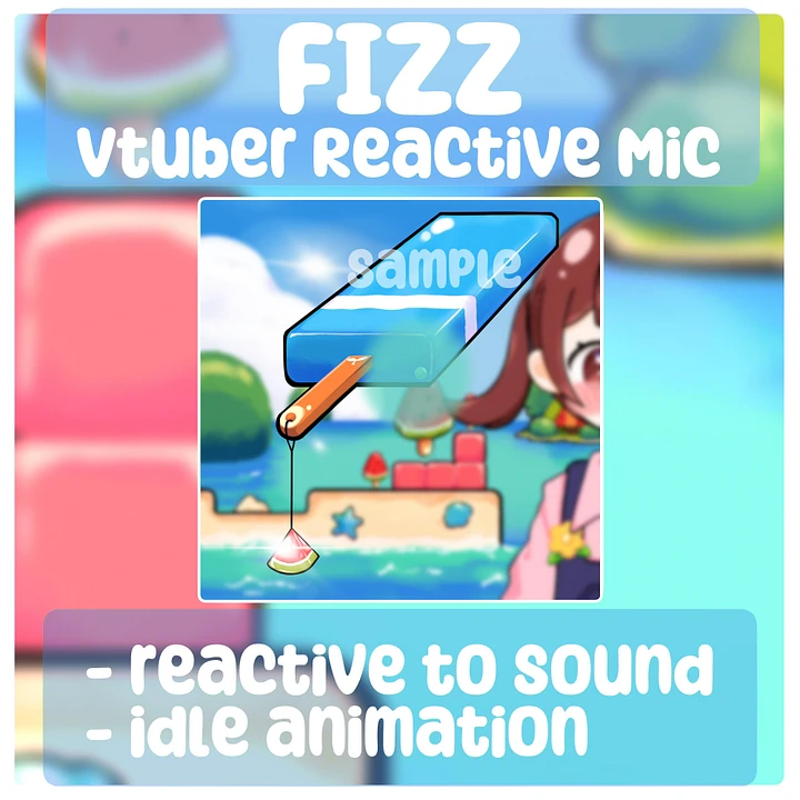 [Vtuber Reactive Mic] Fizz 🧊 product image (1)