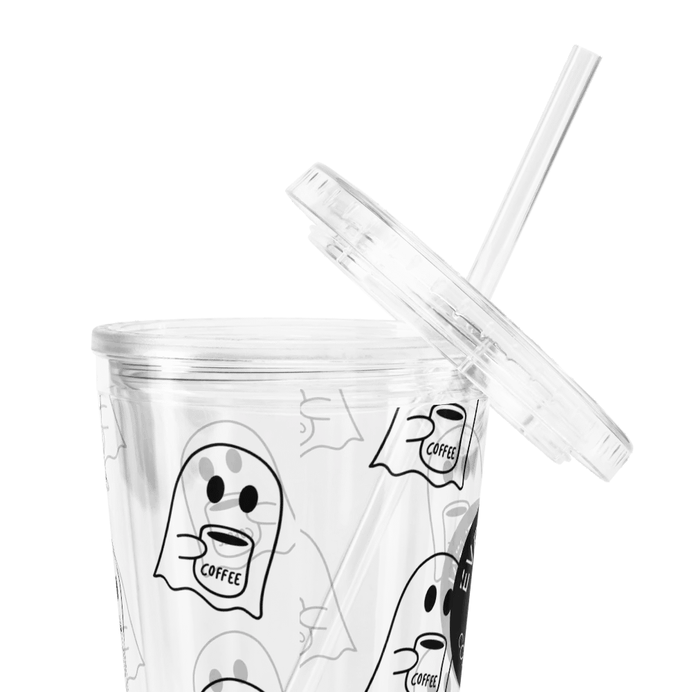 Spooky Spice | Clear Evergreen Tumbler (Black) product image (5)