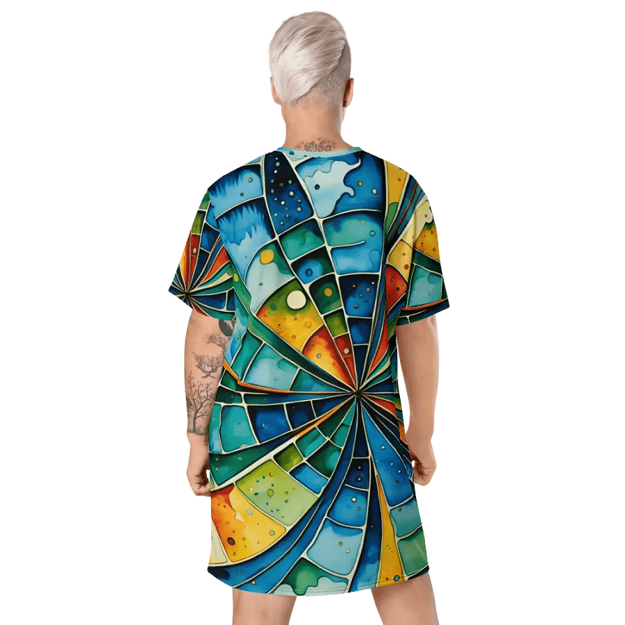 Kaleidoscope Dream T Shirt Dress product image (9)