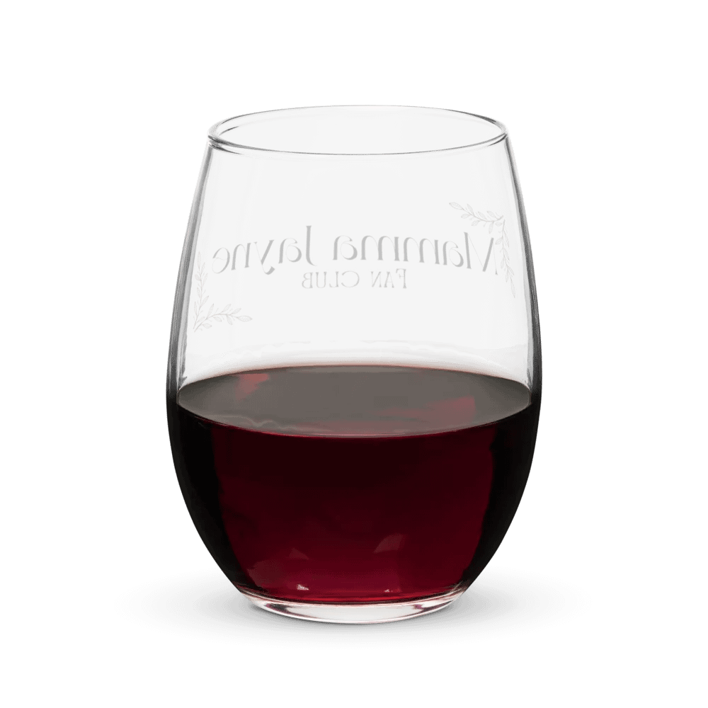 Mamma Jayne Stemless Wine Glass product image (6)