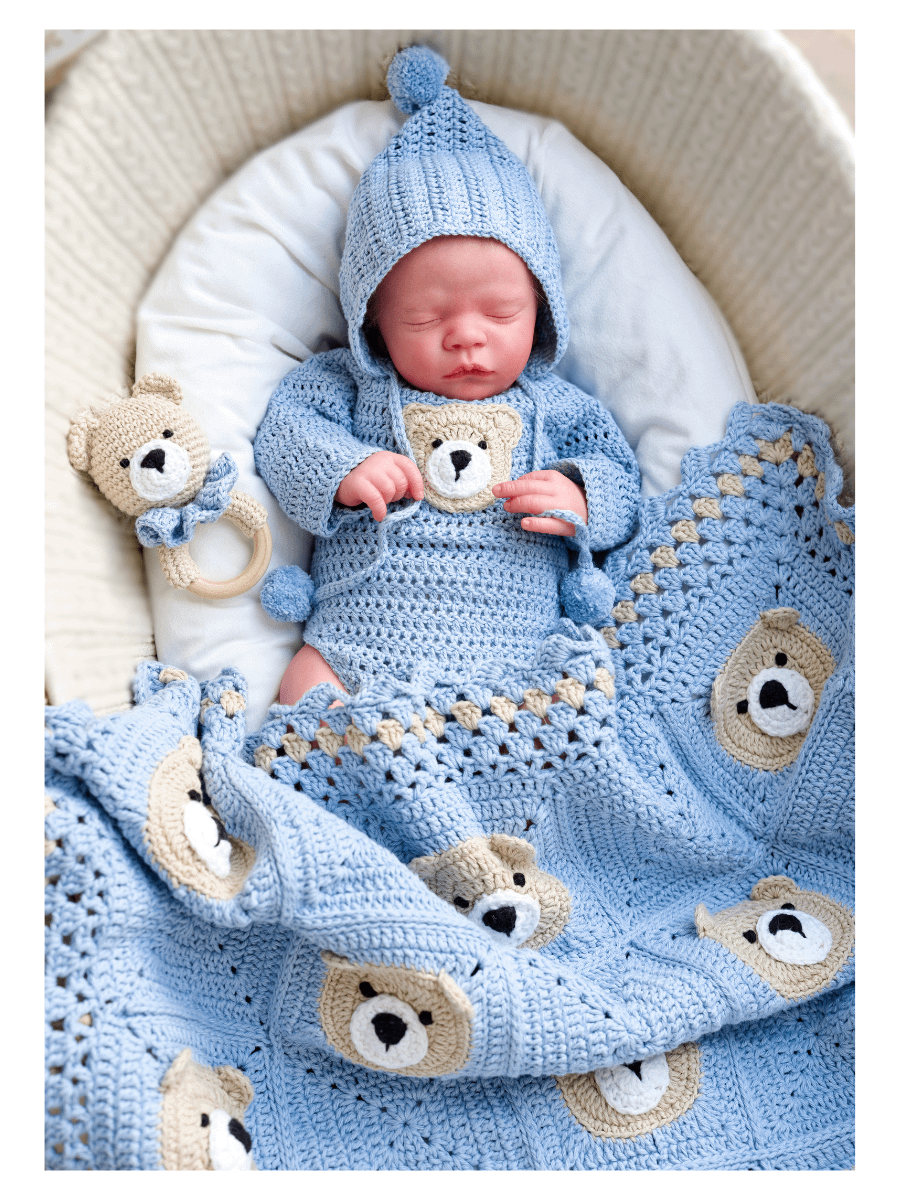 Crochet Pattern: Teddy Bear Blanket product image (4)