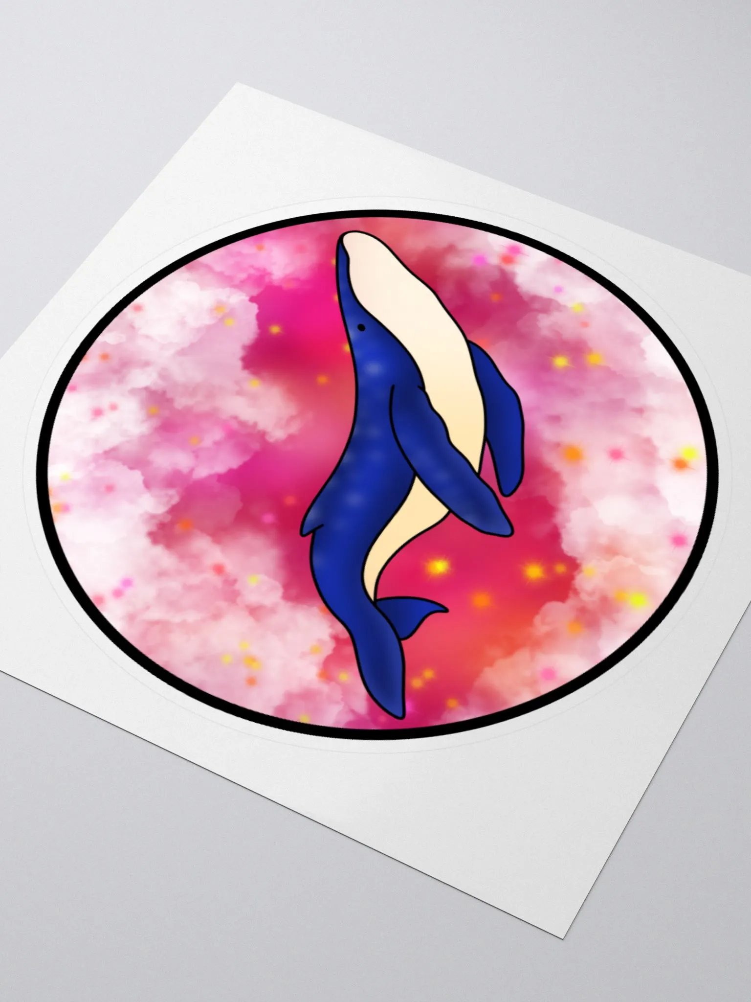 Celestial Whale Sticker product image (3)