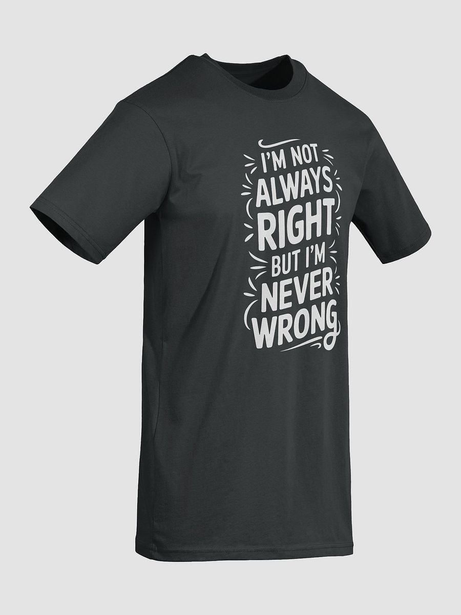 Never Wrong Typography Men's Tee product image (2)