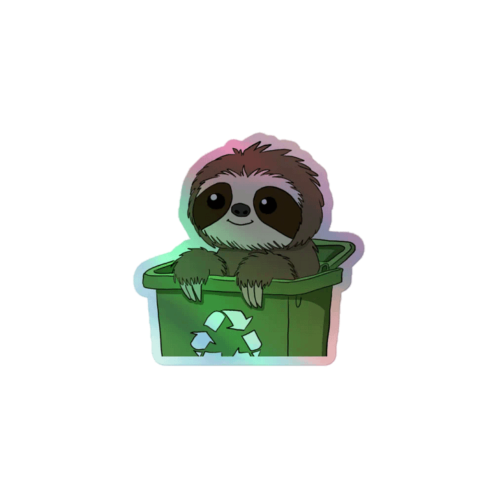 Holographic Sticker Sheet - Bin product image (1)