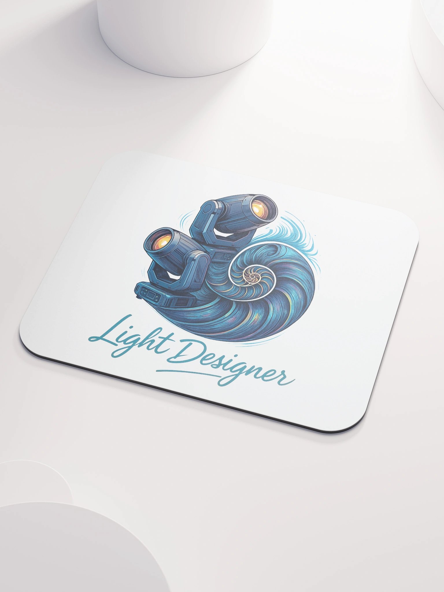Theatrically Jerry: "LD Nautilus" Light Designer Mouse Pad product image (3)