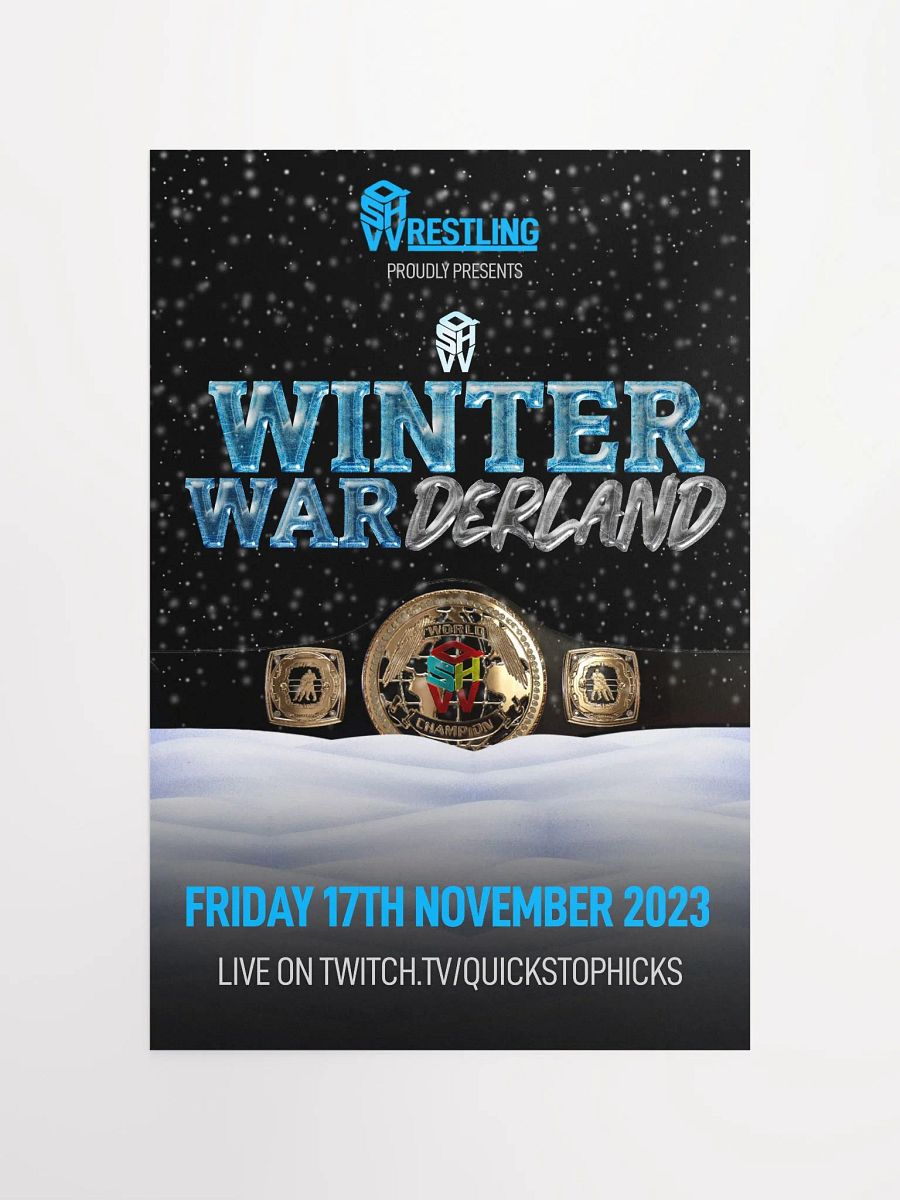 QSHW WINTER WARDERLAND COMMEMORATIVE POSTER product image (4)