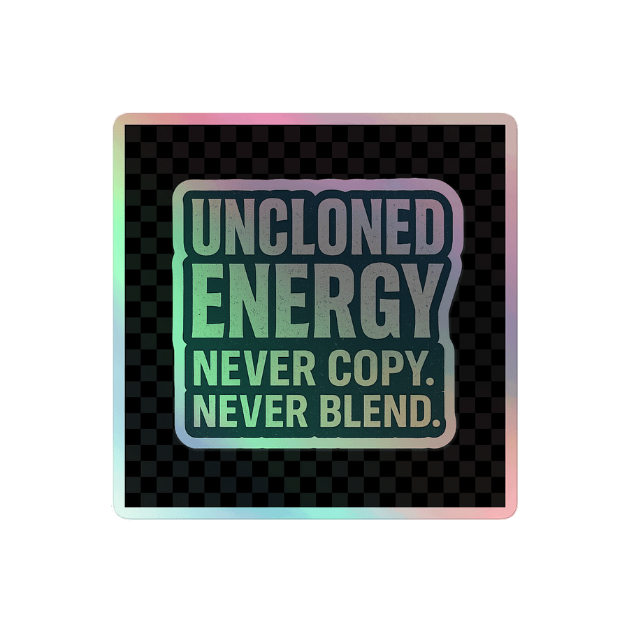 Uncloned Energy: You Already Knew That (Sticker) product image (1)