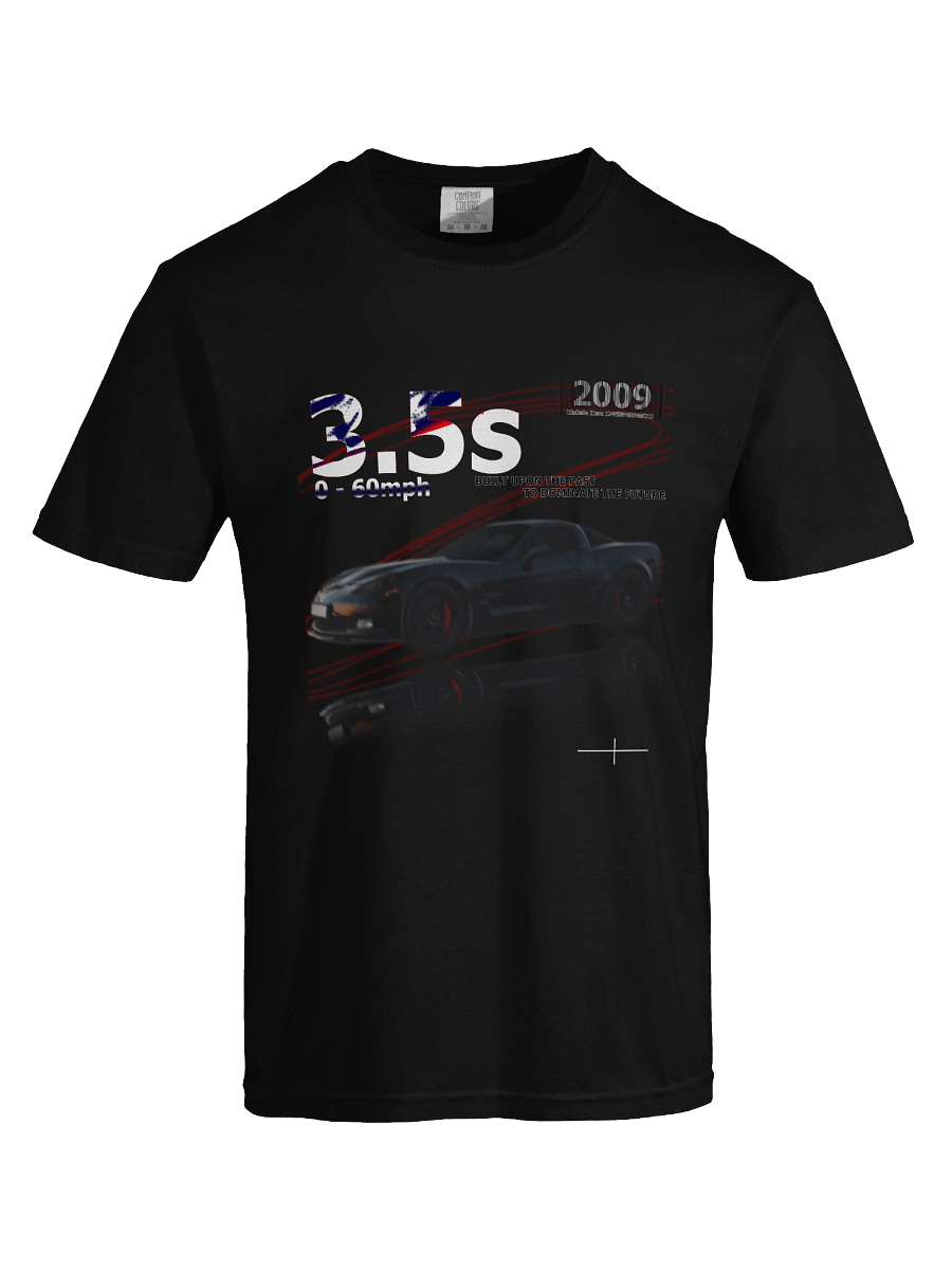 2009 Barcode - 3.5s 0 - 60 - Black Car | Shirt product image (3)