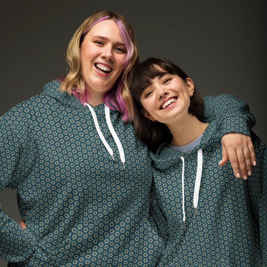 Seashell and Starfish Recycled Unisex Hoodie product image (2)