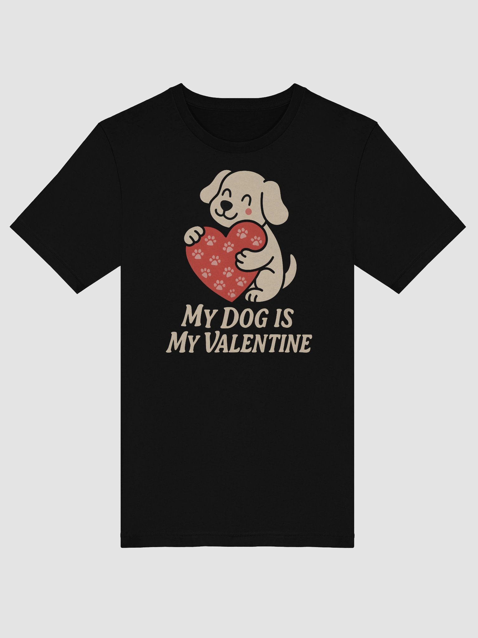 My Dog Is My Valentine Tee product image (5)