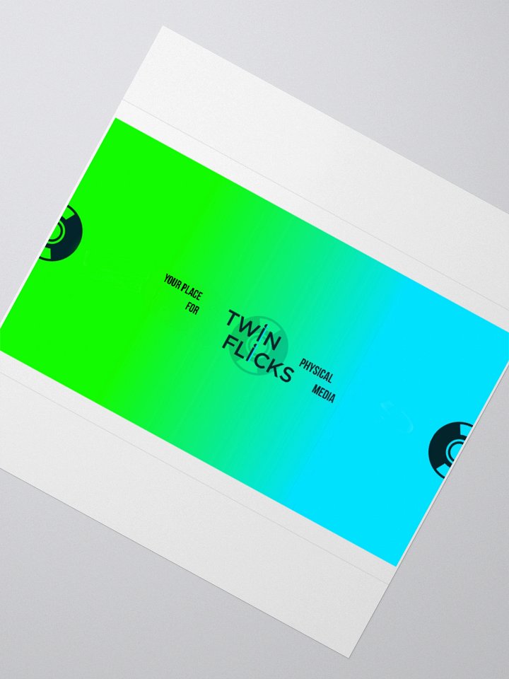 Twin Flicks Banner Kiss Cut Stickers product image (4)