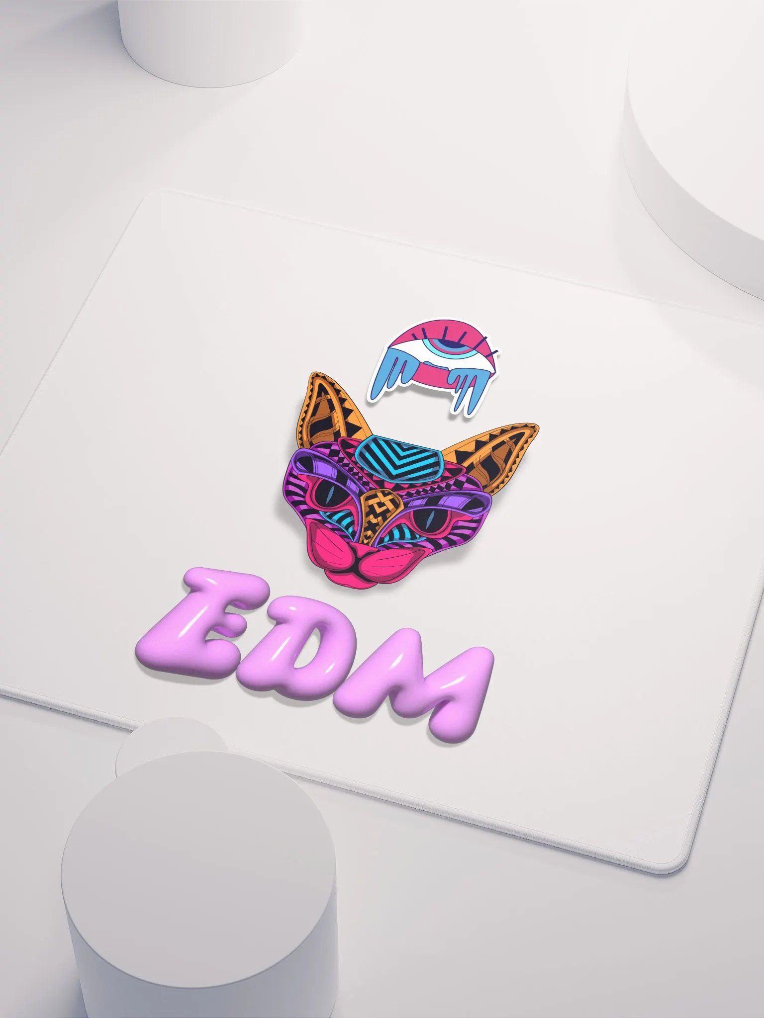 Eye <3 EDM Gaming Mouse Pad product image (6)