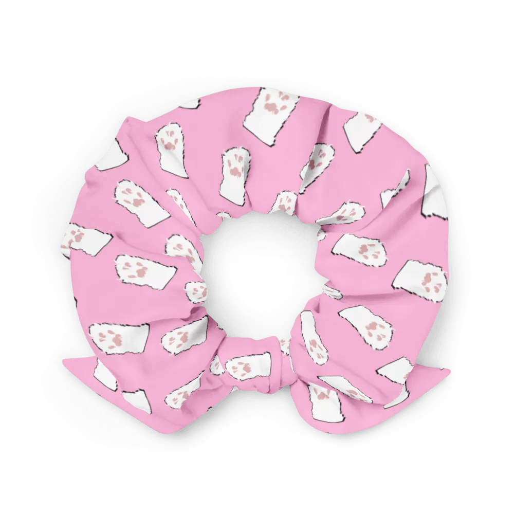 CINNI PAW PATTERN Scrunchie (Pink) product image (4)