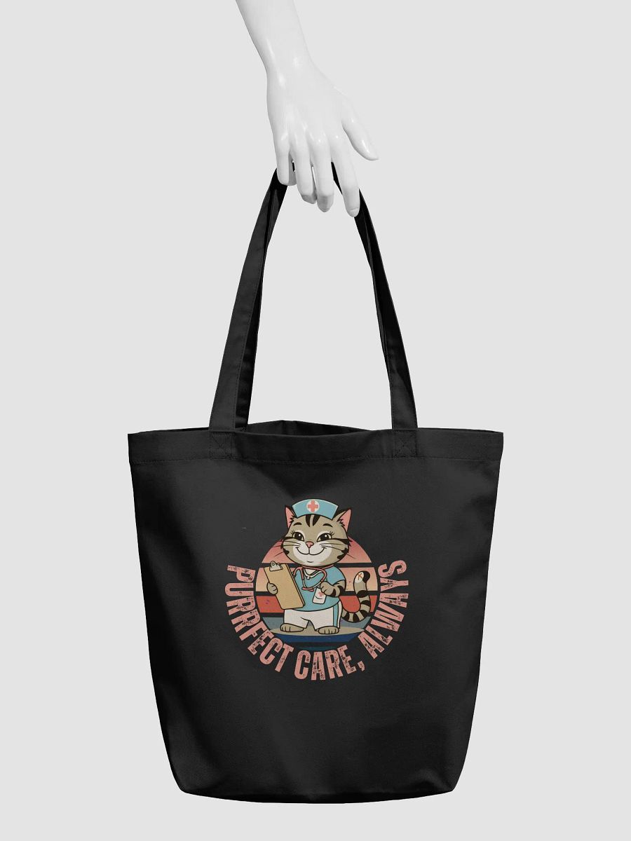 Purrfect Care Nurse Cat Eco Tote product image (3)
