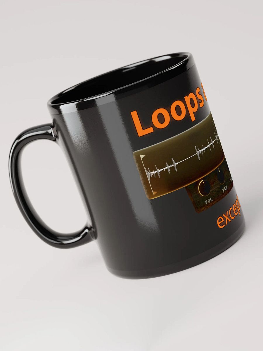 Loops are bad! Black Coffee cup product image (3)