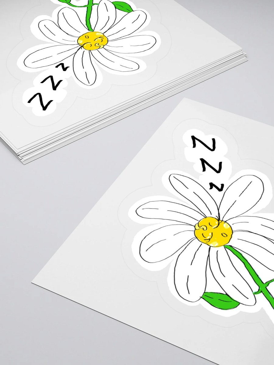 Dozing Daisy Vinyl Stickers product image (16)