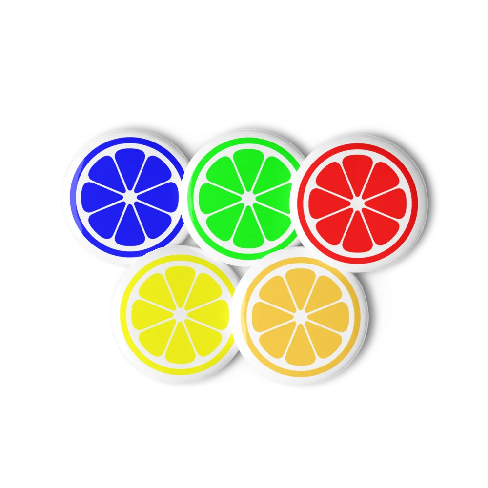 MIKAN Pin Button – 5 Colors product image (1)